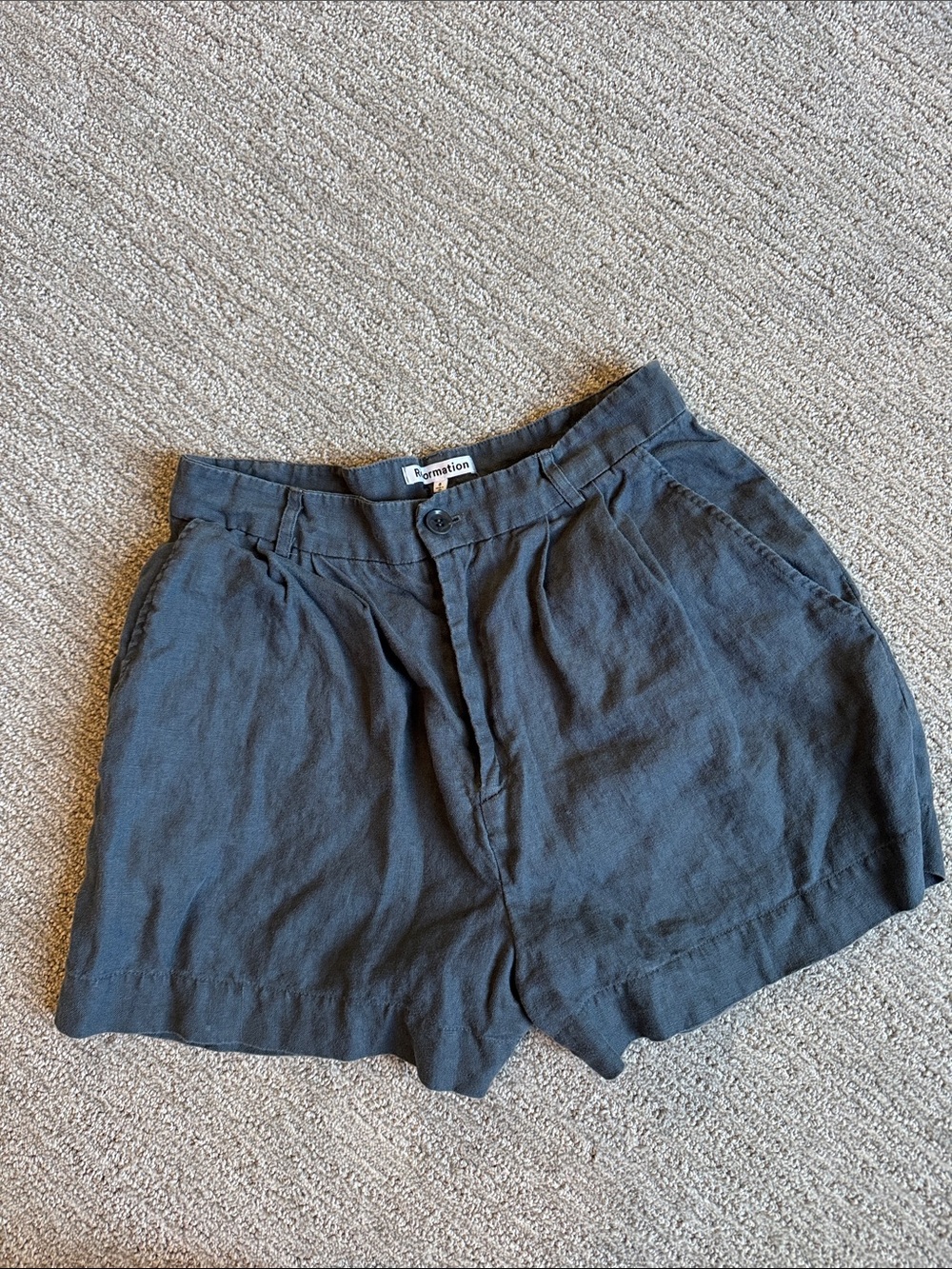 Reformation Linen Shorts